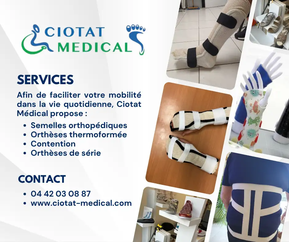 Soulagez vos douleurs et retrouvez votre mobilit� avec Ciotat M�dical !