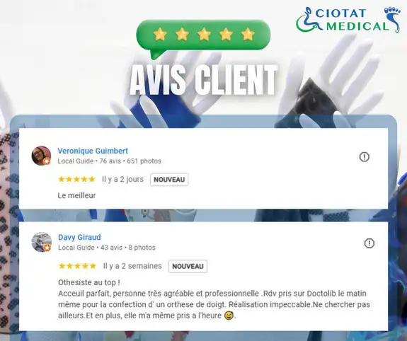 ⭐ Avis Google sur Ciotat M�dical : l�orthop�diste orth�siste de confiance � Bandol