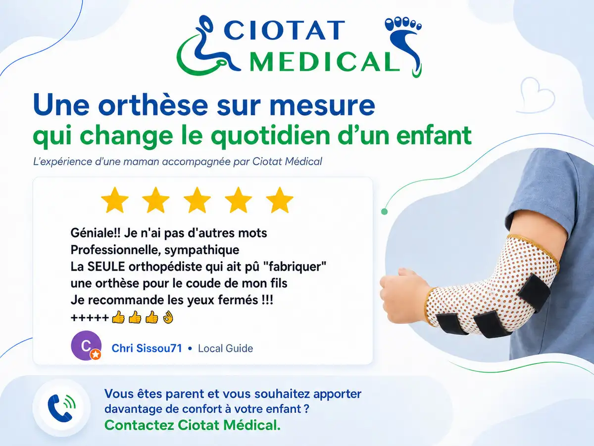 Une orth�se sur mesure qui change tout : l�expertise de Ciotat M�dical !