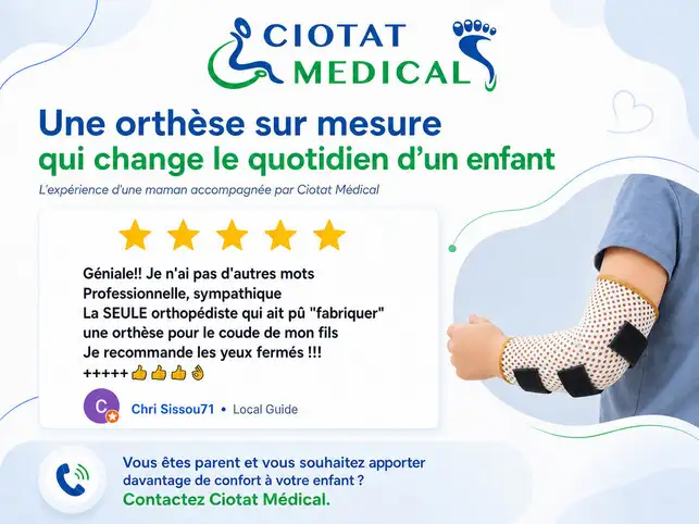 Une orth�se sur mesure qui change tout : l�expertise de Ciotat M�dical !